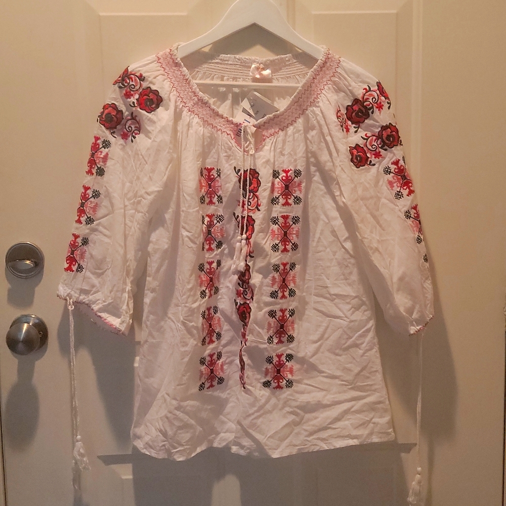 Embroidered Large Blouse